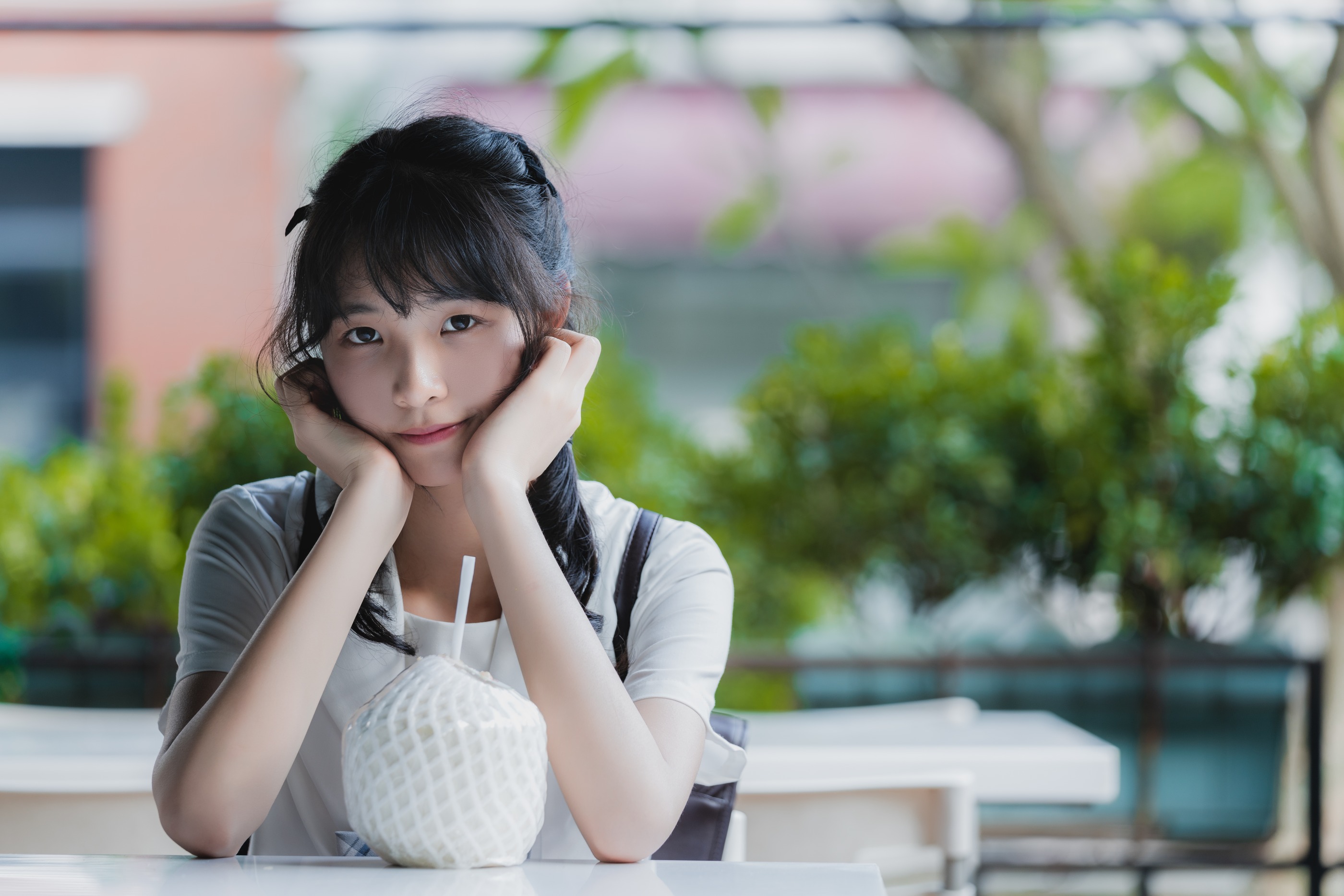 图片[1]-西瓜少女 西呱呀呀呀 – NO.039 西瓜少女(西呱呀呀呀) 制服的西瓜[18P]-XikXak